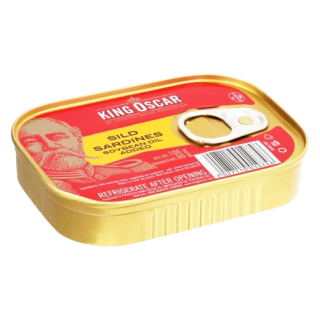 King Oscar Wild Caught Sild Sardines in Soybean Oil