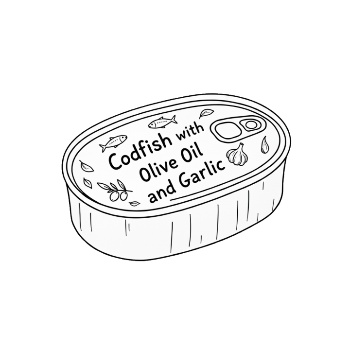 Gabriel Codfish w/ Olive Oil and Garlic (boxless)