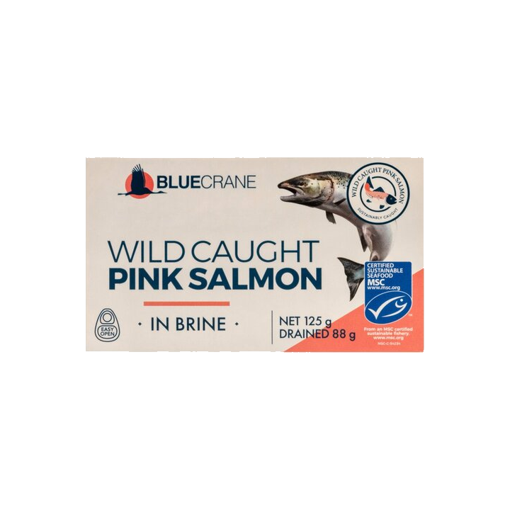 Blue Crane Wild Caught Pink Salmon in Brine