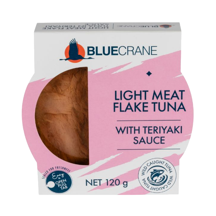 Blue Crane Light Meat Flake Tuna w/ Teriyaki Sauce